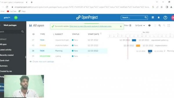 DA 2 on SPM. Openproject-A free open project management tool explained. Regno : 22MCA0320