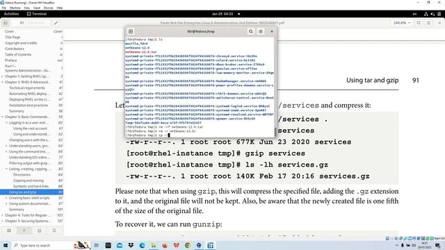Redhat: nén và giải nén file, thư mục cùng tar và gzip смотреть онлайн