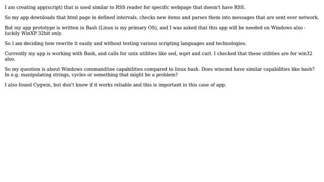 Software Engineering: Need advise for porting linux script to Win command line смотреть онлайн