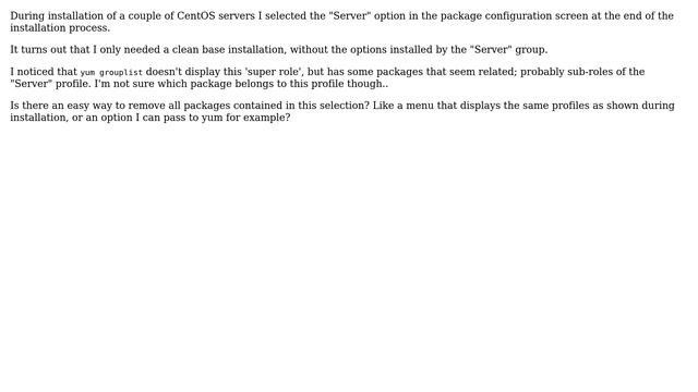 DevOps & SysAdmins: Can you reconfigure roles specified during installation in CentOS? смотреть онлайн