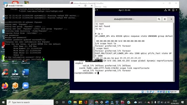 Instalisasi dan Konfogurasi FTP Server Debian 11 смотреть онлайн