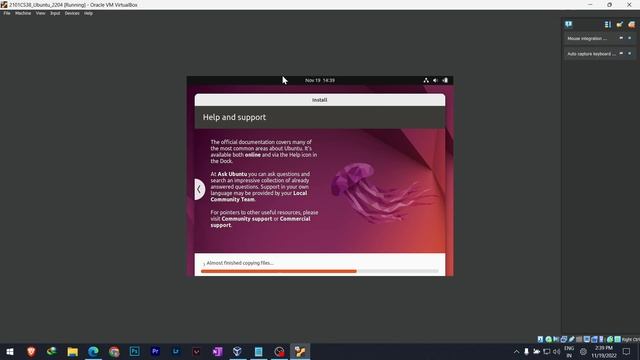 Install Ubuntu 2204 in VirtualBox Walkthrough - 2101CS38 смотреть онлайн
