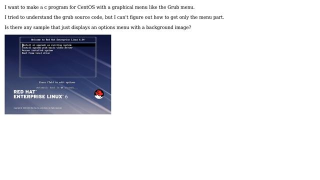 Unix & Linux: Grub menu like program смотреть онлайн