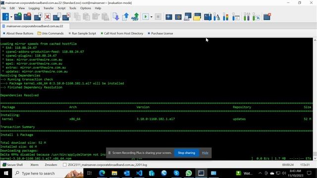 Linux, yum -y update install run all updates for linux kernel смотреть онлайн