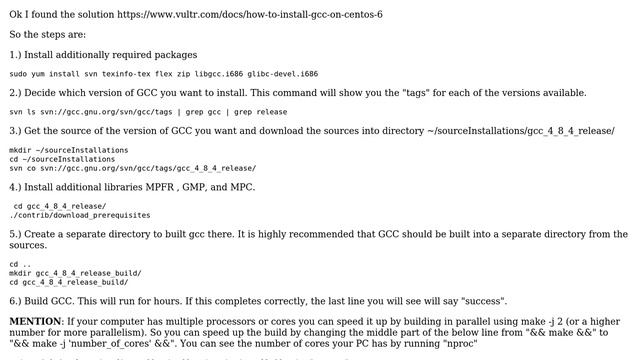Install specific version of gcc on Centos 6.8 смотреть онлайн