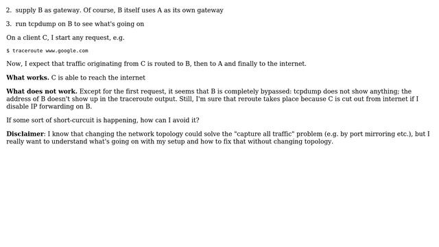 Unix & Linux: capture ip packets when the gateway is not the ISP router смотреть онлайн