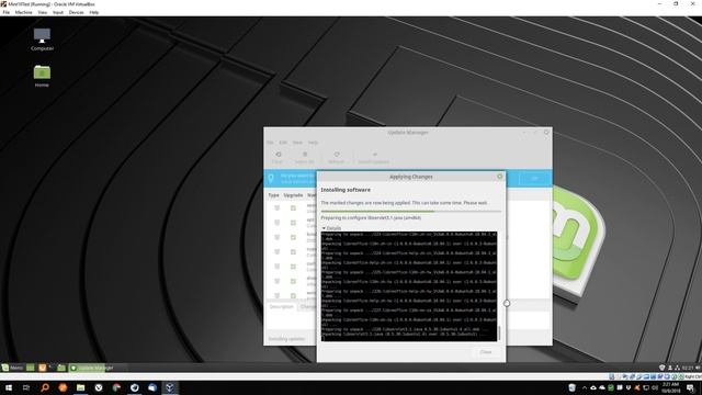 Linux Mint 19 Installed on Virtualbox смотреть онлайн