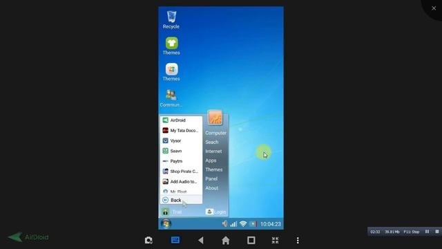Windows 7 on android | Android windows XP | Windows OS for android - 9 tech tips смотреть онлайн