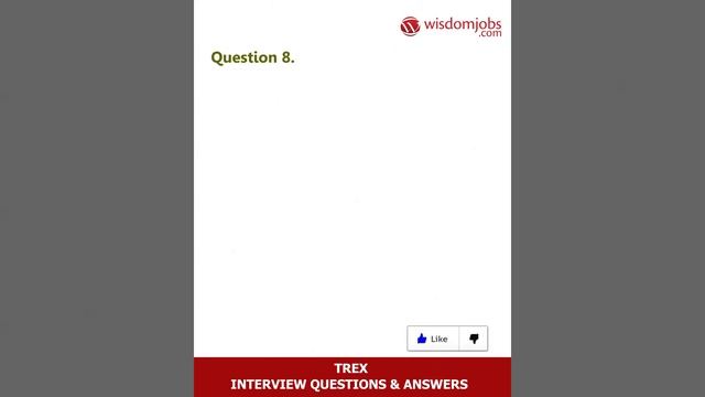 TOP 15 Trex Interview Questions and Answers 2019 | Trex Interview Questions | Wisdom jobs смотреть онлайн