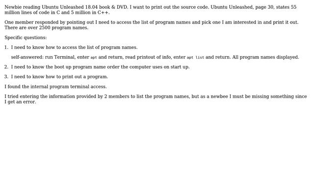Ubuntu: Printing Ubuntu source code смотреть онлайн