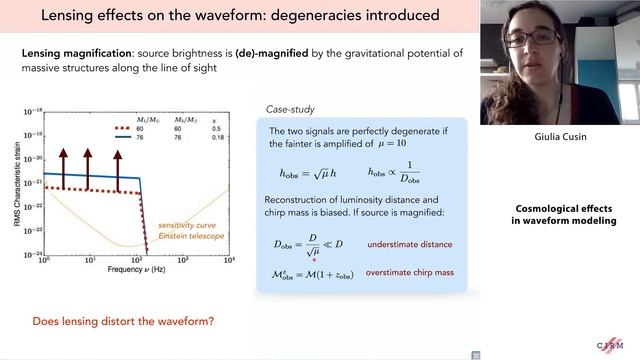 Giulia Cusin: Cosmological effects in waveform modeling смотреть онлайн