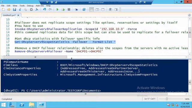Configure DHCP Failover on Windows Server 2012 R2 with Powershell смотреть онлайн