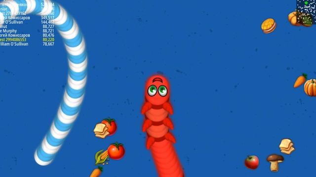ស្តេចនាគរាជ ហ្គេមពស់ WormsZone.io Slither Snake Game IOS / Android Khmer Gameplay #86 смотреть онлайн