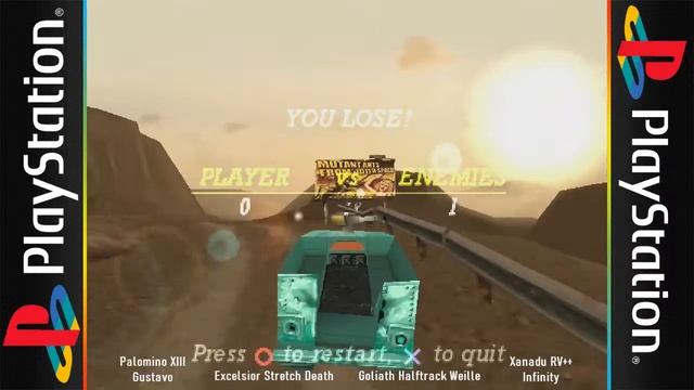 Vigilante 8: 2nd Offense - Online Gameplay | Compilation смотреть онлайн