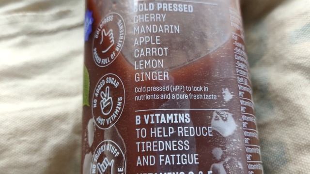 COLDPRESS Mend & Defend smoothie (ALDI £2.49) смотреть онлайн