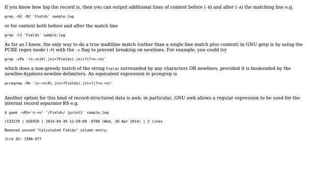 Unix & Linux: Grep log and get text between log delimiters (2 Solutions!!) смотреть онлайн