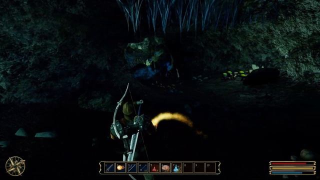 Gothic 3 (Community patch 1.75.) -Plundering cave full of dead and one Gargoyle смотреть онлайн