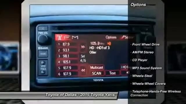 2015 Toyota Yaris Dallas TX FA035696 смотреть онлайн