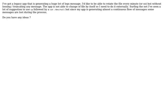 Unix & Linux: How to atomically change / rotate log file every minute? (2 Solutions!!) смотреть онлайн