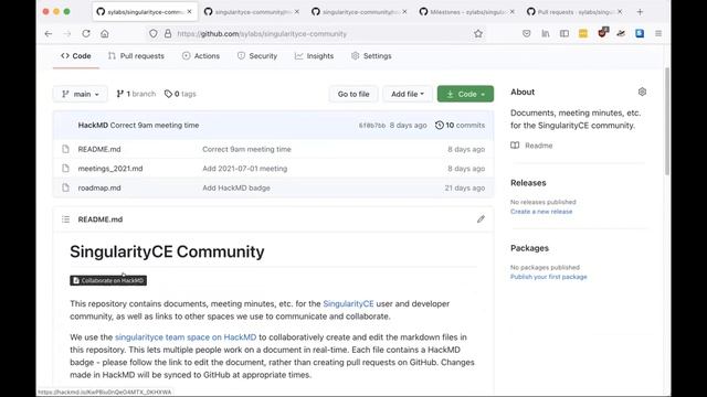 SingularityCE Community Meeting - July 1, 2021 смотреть онлайн