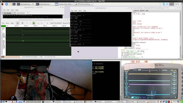 RaspberryPi & (fischertechnik) sensor #S4-9: SPI,Python,RS232,Octave, data, indexing, algorithm, LE смотреть онлайн