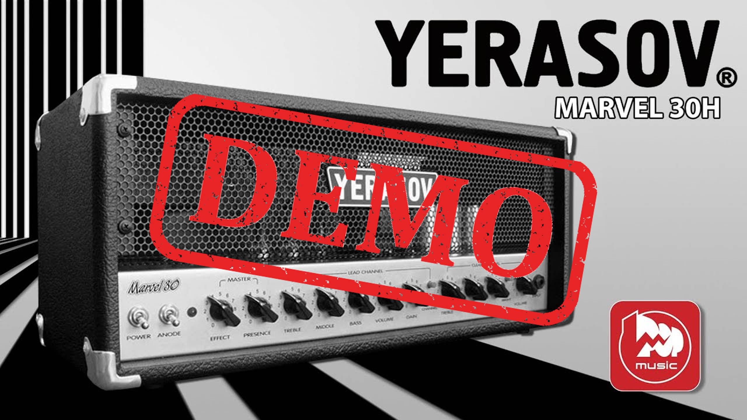Гитарный усилитель YERASOV MARVEL 30H - демонстрация звучания