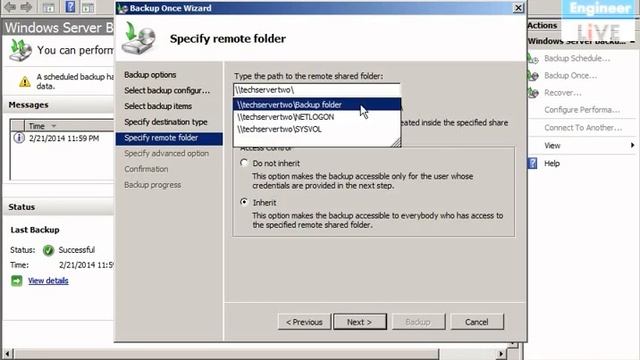 Remotely Create Backup in Windows Server 2008 смотреть онлайн