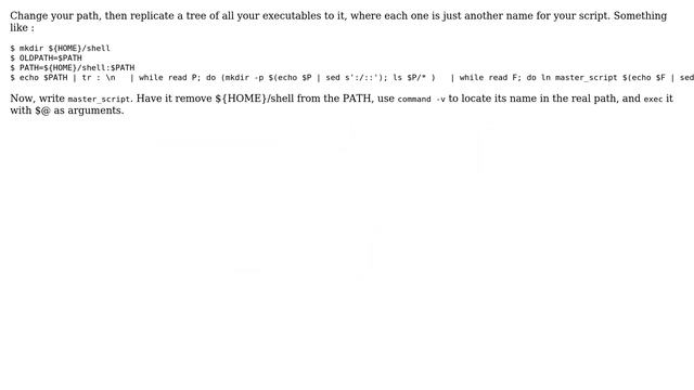 Is there a way to route all commands through a shell script instead of running directly? смотреть онлайн