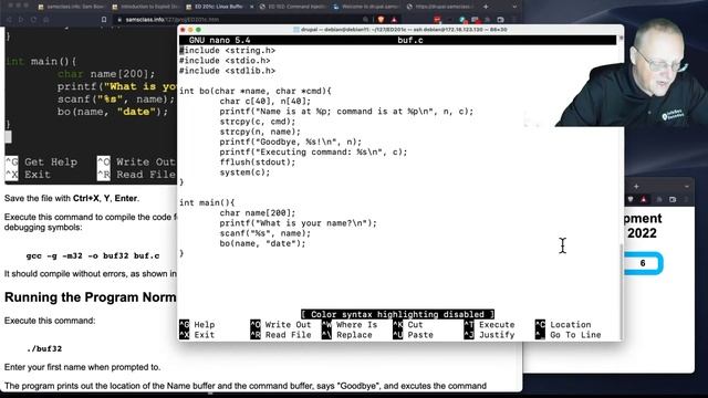 ED 201 Linux Buffer OVerflow смотреть онлайн
