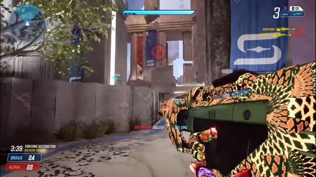 Splitgate World Record | 30 Kills Bighead Snipers Gameplay смотреть онлайн