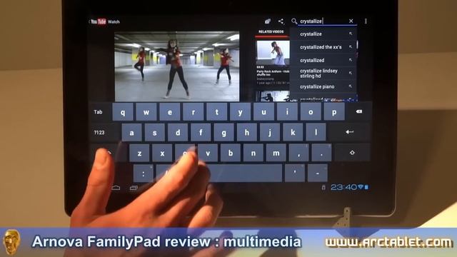 Archos Arnova FamilyPad 13.3" Android tablet review : multimedia смотреть онлайн