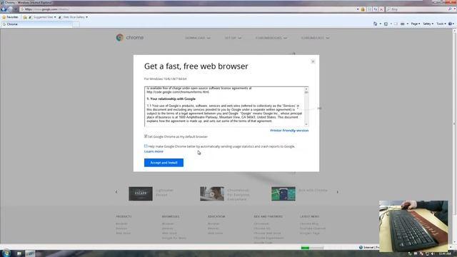 Installing Google Chrome on Windows 7 смотреть онлайн