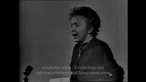 Edith Piaf - Non, je ne regrette rien Эдит Пиаф - Нет, я не жалею ни о чём