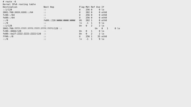 Unix & Linux: IPv6 ULA address source selection смотреть онлайн