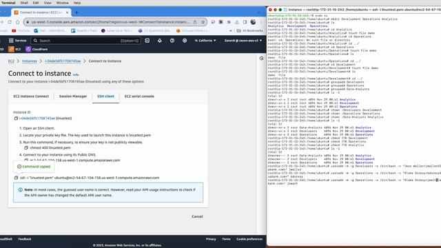 Add Users-Groups In Linux EC2 смотреть онлайн