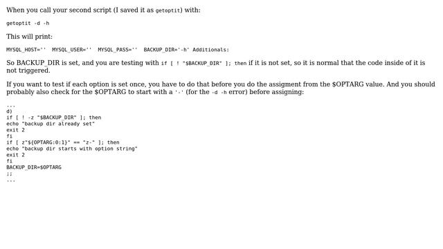 Unix & Linux: bash getopts, short options only, all require values, own validation (5 Solutions!!) смотреть онлайн