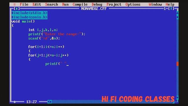 C Programming:Program to print Number Triangle смотреть онлайн