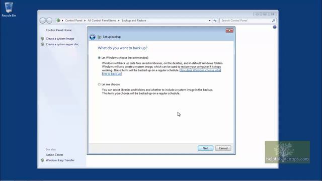 Backing Up Your Computer in Windows 7 смотреть онлайн