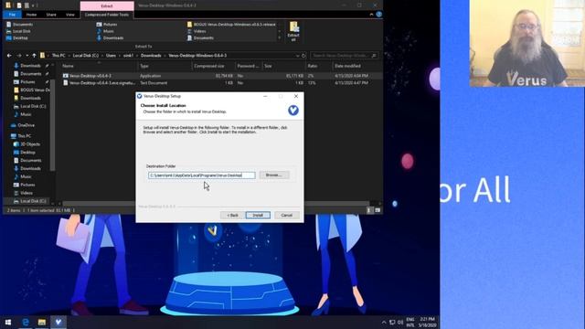 Install the Verus Desktop wallet on Windows смотреть онлайн