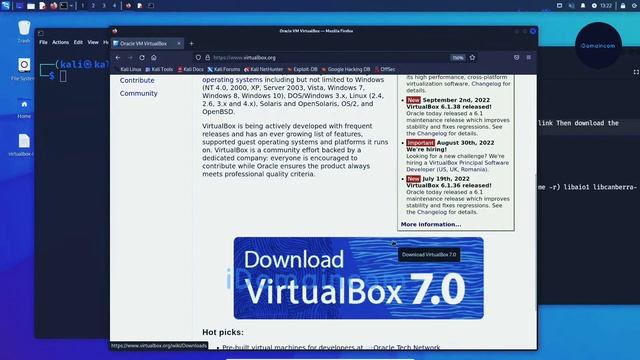How to install Virtual Box in linux | Kali Linux | Works on all debian systems смотреть онлайн