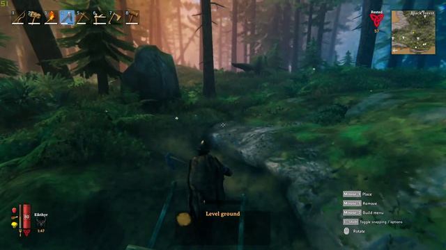 Valheim viking survival game [EA] Kingleaf & Peaspod journey's start # 011 смотреть онлайн