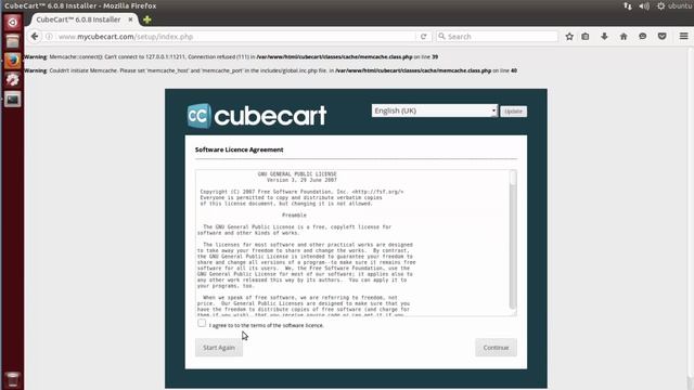 CubeCart Shopping Cart Software installation on Linux смотреть онлайн