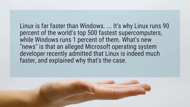 Why is Linux faster than Windows? смотреть онлайн