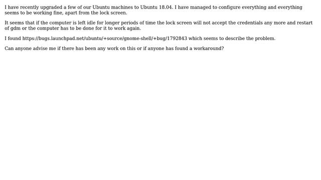 Ubuntu: Ubuntu 18.04 - Lock screen issue with GDM3 (2 Solutions!!) смотреть онлайн