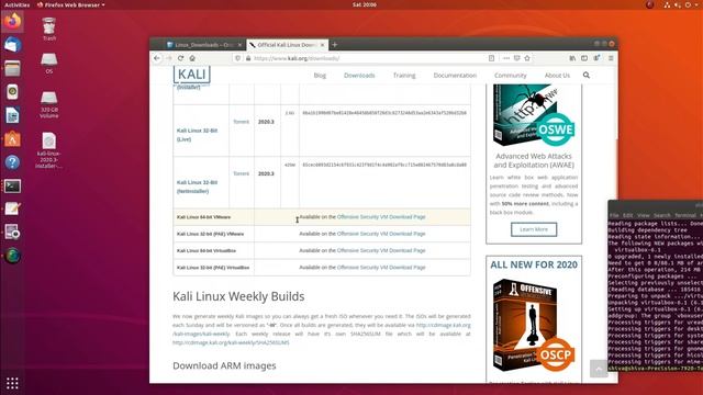 virtualbox installation in ubuntu and then Kali Linux inside virtualox in Hindi смотреть онлайн