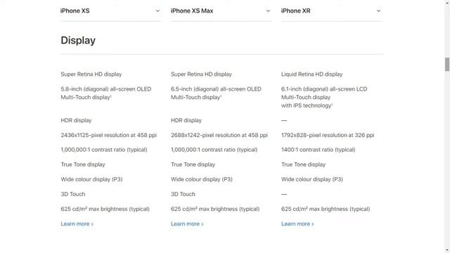 Apple iPhone XS,XS Max,XR HANDS-ON SPECIFICATIONS смотреть онлайн