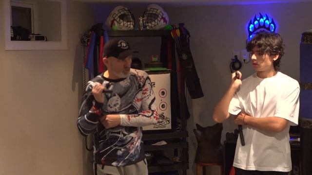 Nunchaku 双節棍 - постановка удара , наработка ударных рефлексов . смотреть онлайн