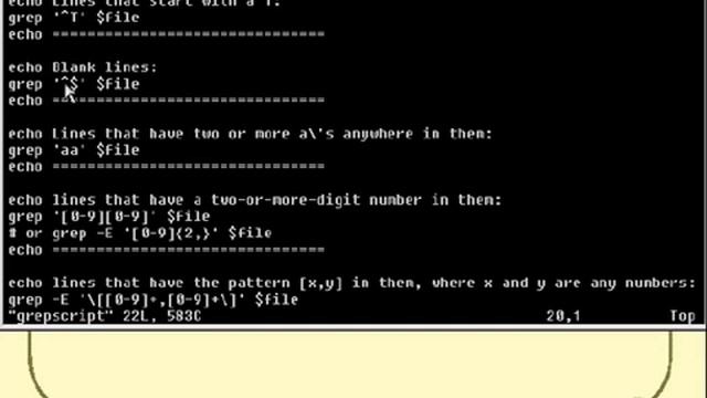 07 Unix Shell Scripting Tutorial Text Processing Part 5 смотреть онлайн