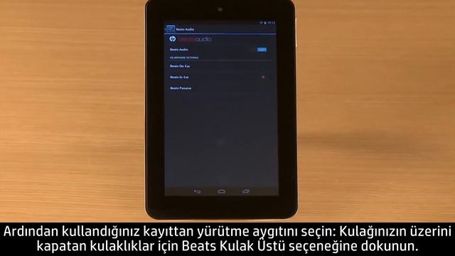HP Slate 7 Tablette Beats Audio Kullanımı смотреть онлайн