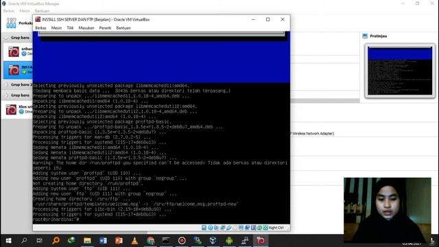 Tutorial Install SSH Dan FTP Server Dengan Debian Linux 8 Di VirtualBox смотреть онлайн